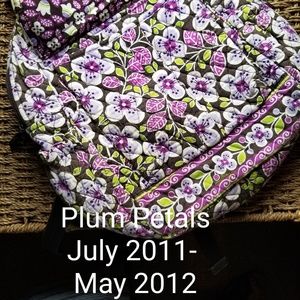 👜👛 Vera Bradley Plum Petals Backpack👜👛